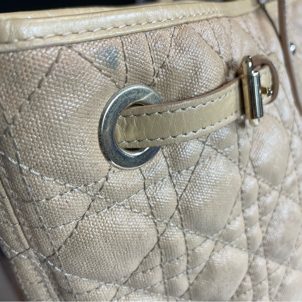❗️LAST CHANCE❗️Christian Dior Authentic Panarea Cannage Convertible Quilted Tote - Picture 15 of 17